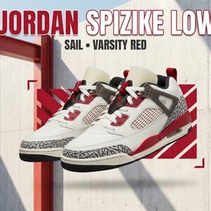 Jordan Spizike Low Sail Varsity Red Men’s 9.5 New w/Box (No Lid)